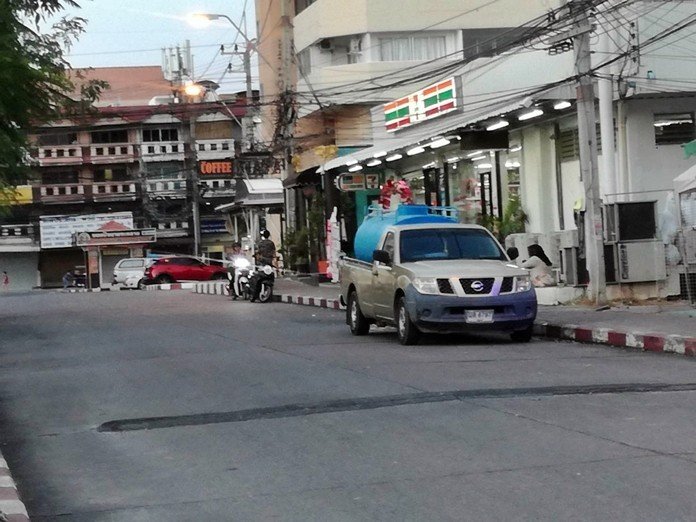 Pattaya water trucks