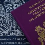 Blue Brexit passports