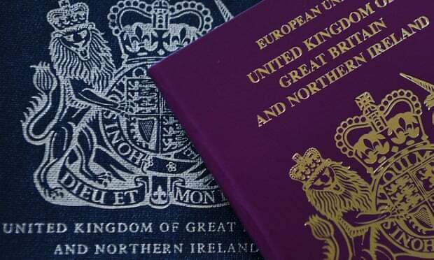 Blue Brexit Passports To Be Issued From Next Month Pattaya One News