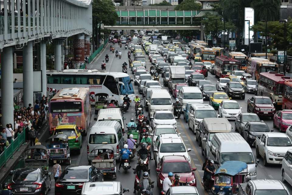 Jam-packed Bangkok