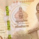 Baht moves down