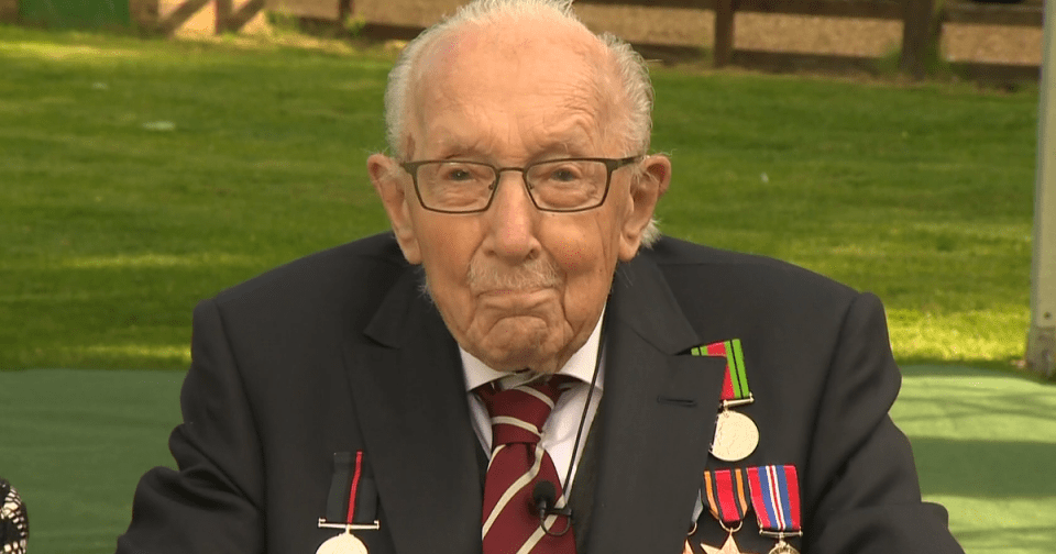 Captain Tom Moore's 100th Birthday Honoured With RAF Flypast