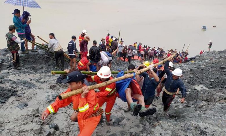 Myanmar mine collapse