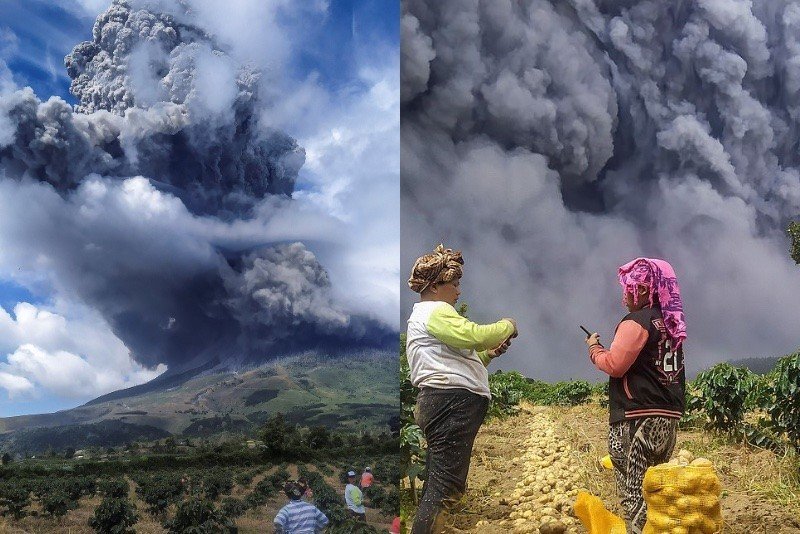 Sinabung volcano