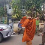 Monk throws Fake Bomb into neighbor’s home before running away