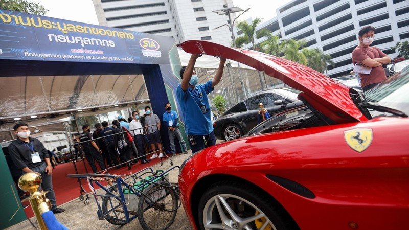 Seized vehicles