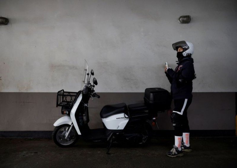 Korean delivery workers