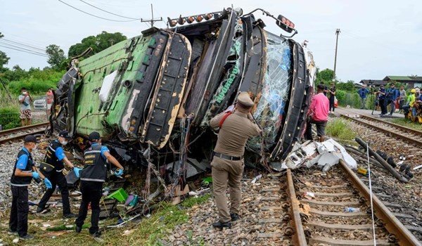 Bus-Train Collision