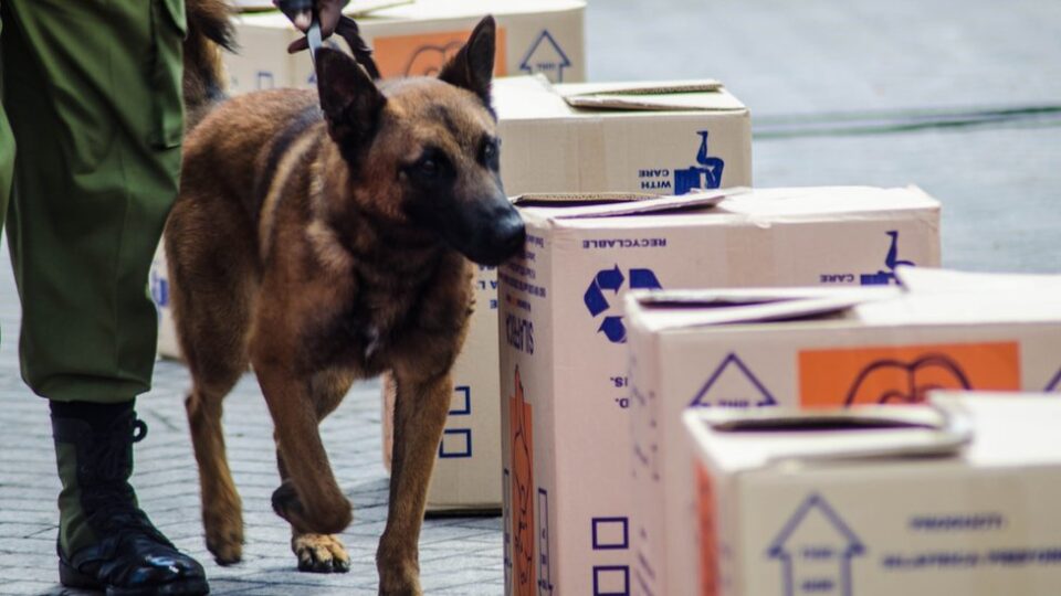 Sniffer dogs deployed at Thai-Laos border to prevent smuggling of pork