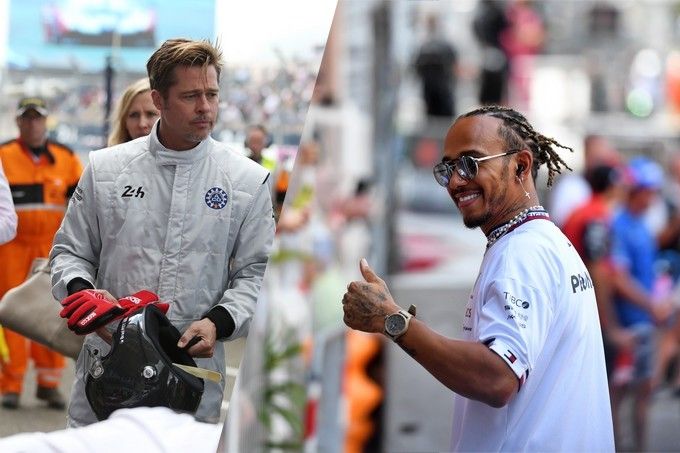 Apple is making an F1 film with Brad Pitt and Lewis Hamilton