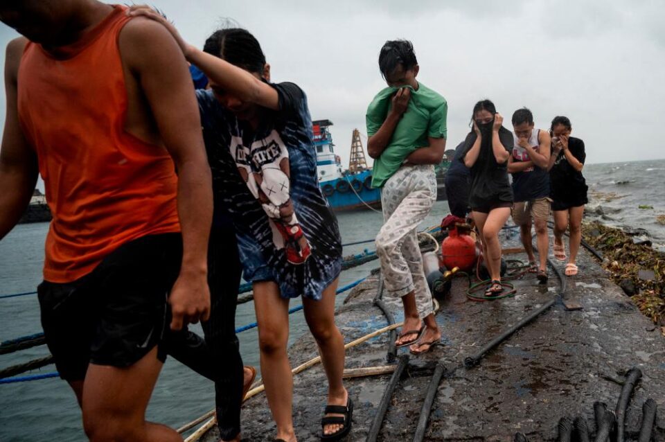 Typhoon Noru: Evacuations in Philippines