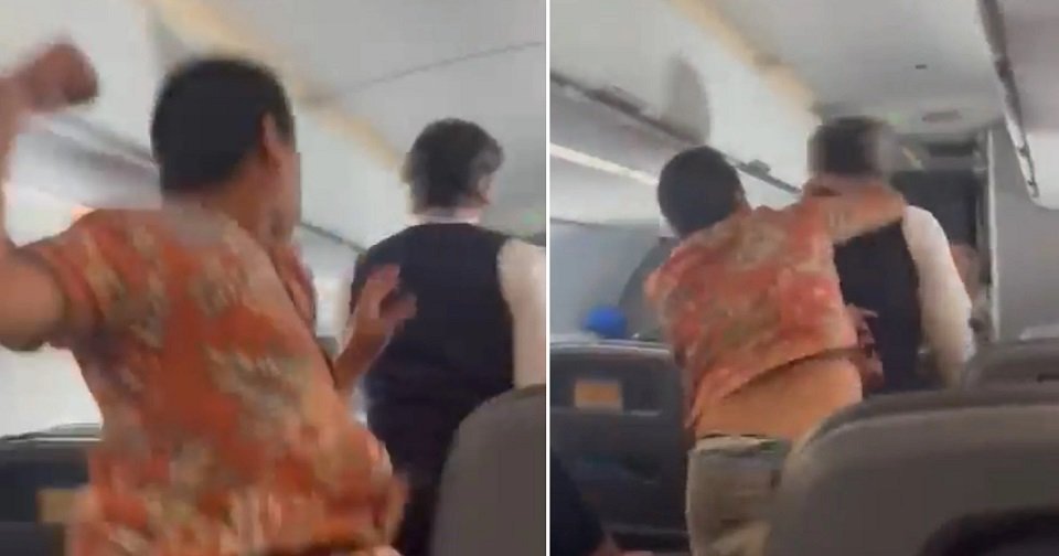 Passenger sucker punches American Airlines flight attendant