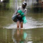 Heavy rains and strong winds from tropical storm Noru