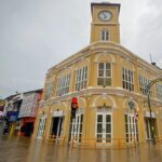 Flooding hit Phuket on Sunday morning