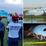 Passenger plane crashes off end of runway