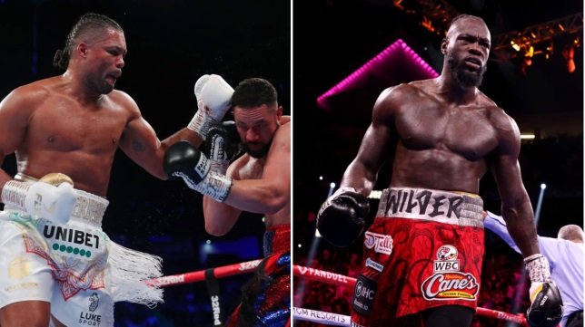 Las Vegas showdown with Deontay Wilder