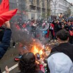 Riots in Brussels after Morocco beat Belgium