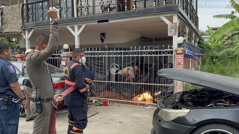 German man in Pattaya has an intense standoff