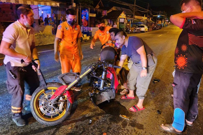 Big-bike crash kills three