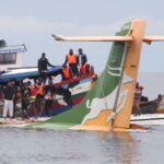 Passenger plane crashes into Lake Victoria in Tanzania, 19 dead