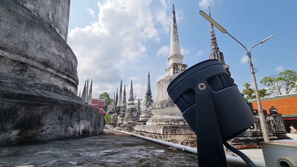 ฿14m temple lighting system around temple abandoned