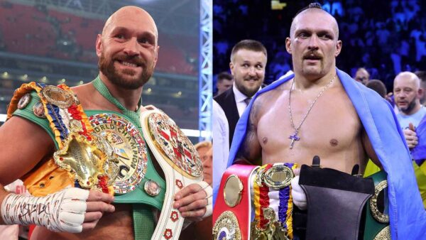 Tyson Fury and Oleksandr Usyk for their undisputed heavyweight title battle.