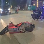 Foreigner sustains severe head injuries in a traffic accident in Pattaya