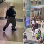 Shoppers flee Bangkok mall as gun shots ring out