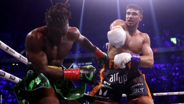 Tommy Fury defeats KSI in unlicensed cruiserweight bout