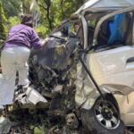 Tourists Injured in Minivan Accident