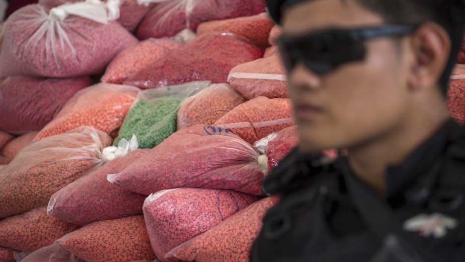 1.8 million methamphetamine pills and assets worth 10 million baht seized.