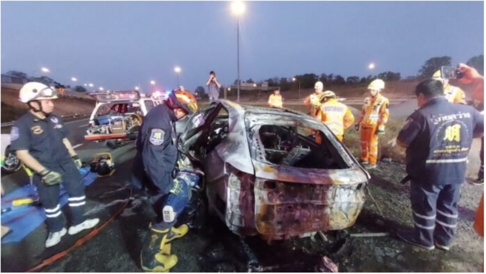 car crash pattaya one march 16 2024