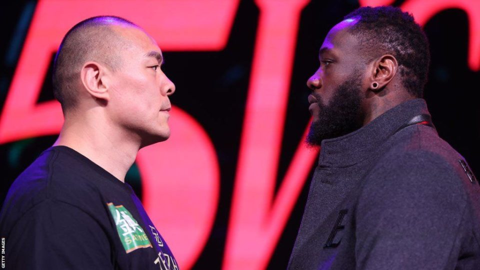 Deontay Wilder to Face Zhilei Zhang