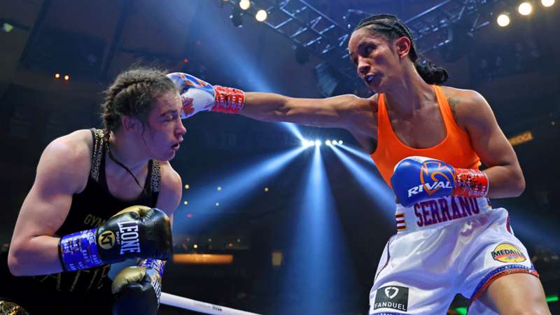 Katie Taylor and Amanda Serrano