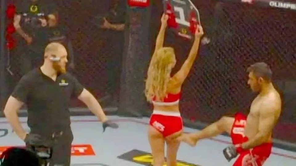 MMA Fighter Ali Heibati Banned for Ring Girl Attack