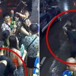 Thief slashing backpack on Walking Street