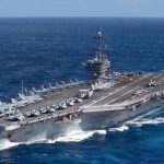 USS Theodore Roosevelt docks in Chon Buri