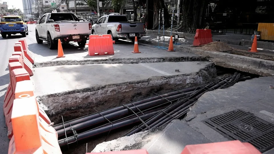 Pattaya Putting Power Lines Underground