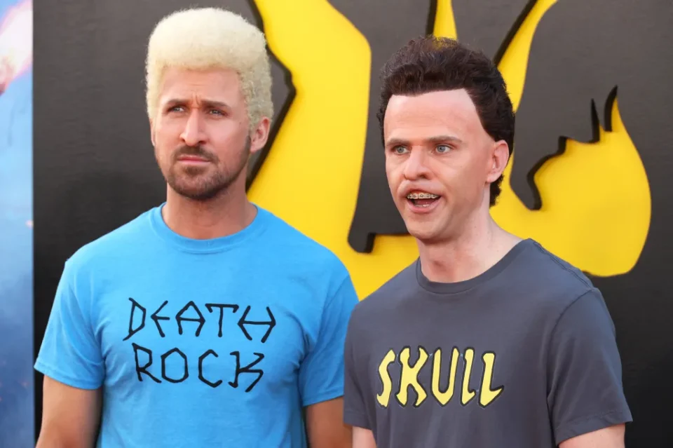 Ryan Gosling and Mikey Day Bring Beavis and Butt-Head to Premiere