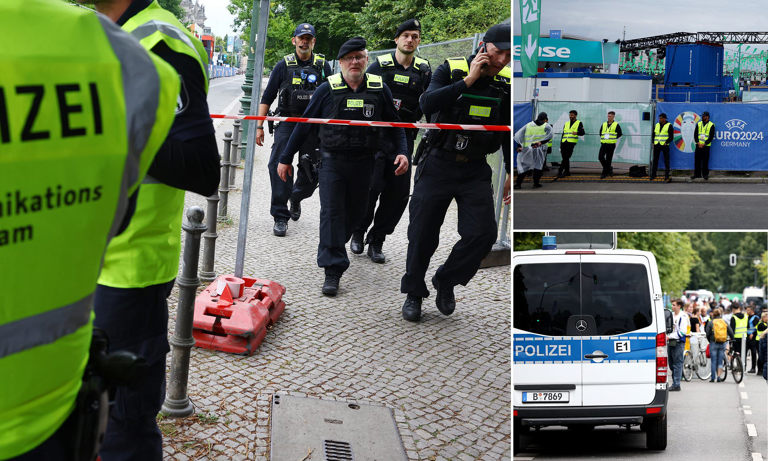 Berlin Fan Zone Closed After Suspect Package Found, One Arrested