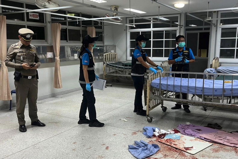 patient shot dead on hospital ward