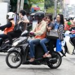 Officials Take Action Against Motorbike Taxi Drivers