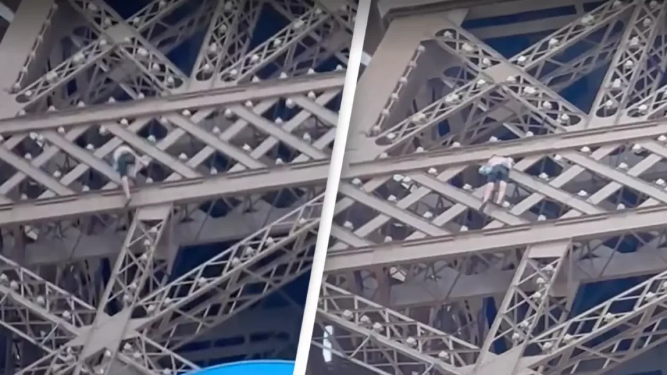 Eiffel Tower Evacuated After Man Climbs Structure