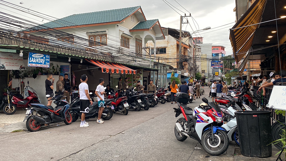 Fights kick of in Pattaya between Kuwaiti and Thai