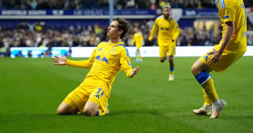 Leeds United Beats Sheffield Wednesday 2-0 for First Win