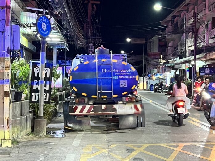 Man Run Over by Water Truck