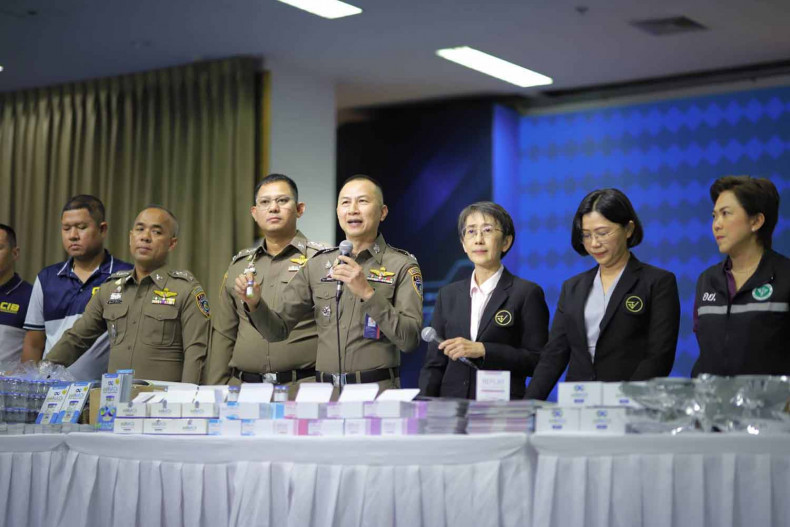 Police seize hazardous anti-ageing products