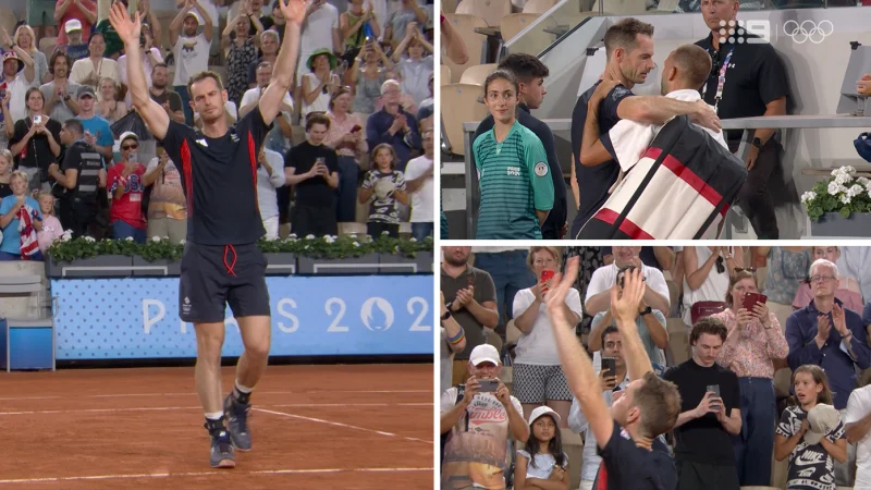 Tears Flow as Andy Murray Bids Farewell to Tennis