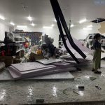 Chinese Pickup Driver Crashes into Store