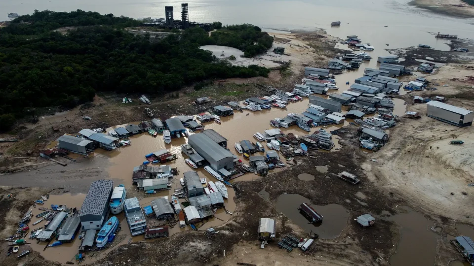 Drought in Brazil Plummets Amazon River Levels to Historic Low